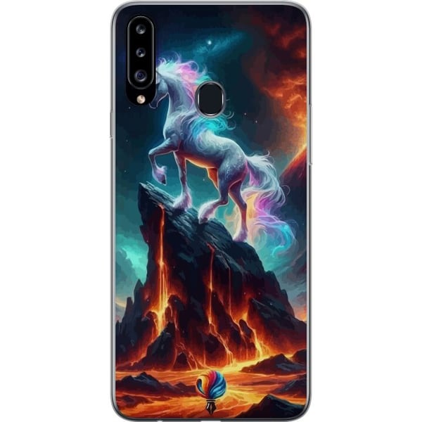 Kompatibelt Mobilskal till Samsung Galaxy A20s Unicorn