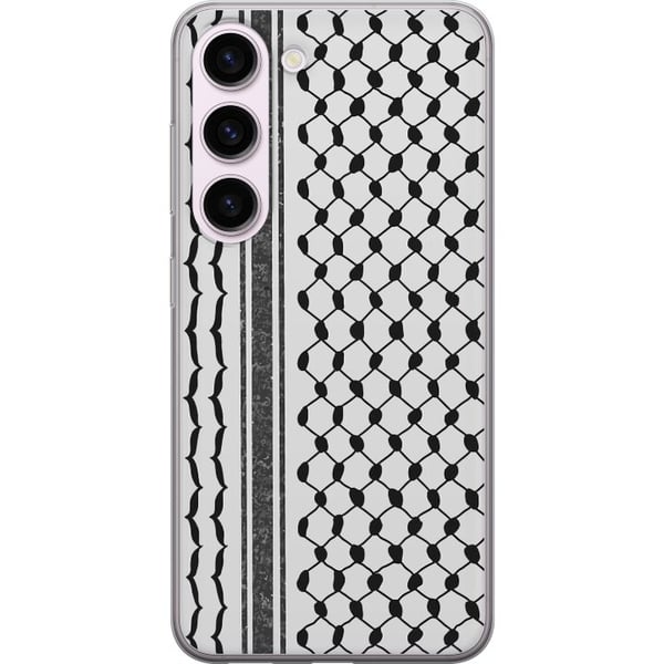 Yhteensopiva Puhelinkuori Samsung Galaxy S23 Palestiinalainen kuvio - perinteiseen tyyliin inspiroima keffiyeh-kangas