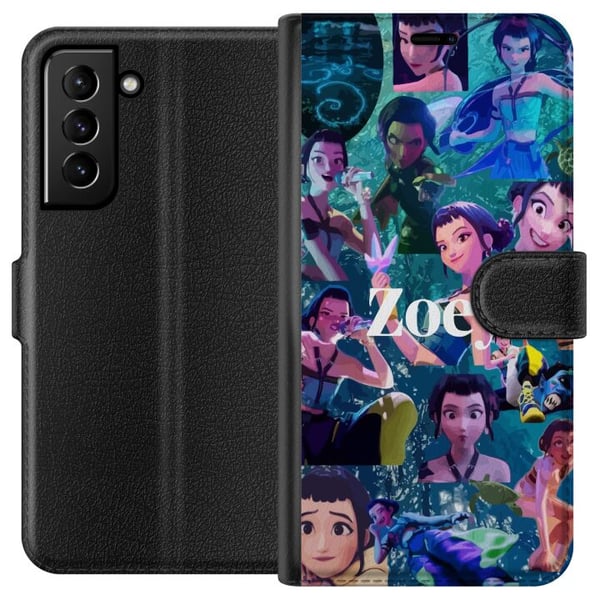Kompatibelt Lommeboketui til Samsung Galaxy S21+ 5G Kpop Demonjegere Zoey Skog Kollasj Mystisk Aura Idol Kraft Glød Kompatibelt Lommeboketui til Samsung Galaxy S21+ 5G Kpop Demonjegere Zoey Skog Kollasj Mystisk Aura Idol Kraft Glød