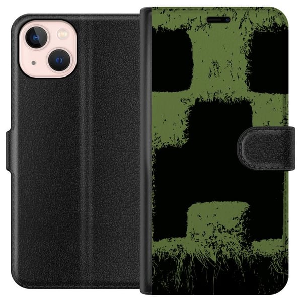 Kompatibelt Plånboksfodral till Apple iPhone 13 mini A Minecraft Movie Kompatibelt Plånboksfodral till Apple iPhone 13 mini A Minecraft Movie