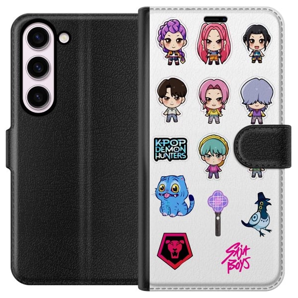 Kompatibel Tegnebogsetui til Samsung Galaxy S23 Kpop Dæmonjægere Chibi Søde Idoler Anime Stil Tegnefilm Kawaii Kunst Kompatibel Tegnebogsetui til Samsung Galaxy S23 Kpop Dæmonjægere Chibi Søde Idoler Anime Stil Tegnefilm Kawaii Kunst