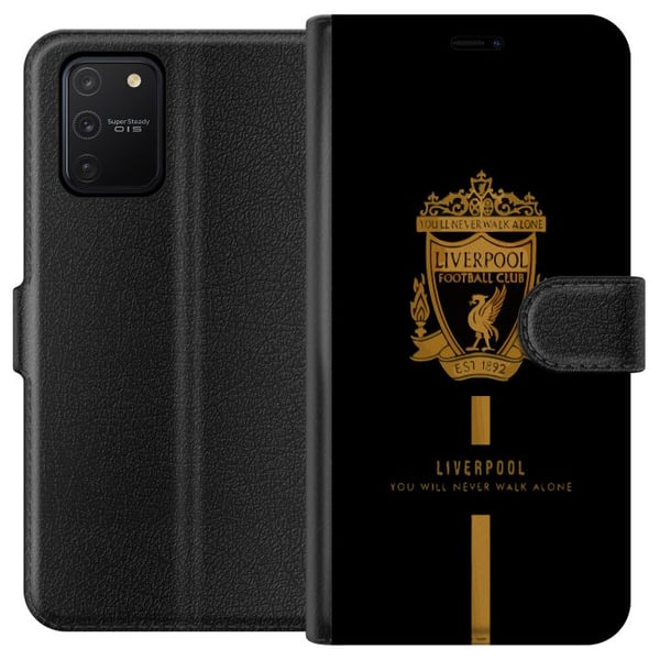 Kompatibelt Lommeboketui til Samsung Galaxy S10 Lite Liverpool-emblem offisiell klubbdesign 2025 Kompatibelt Lommeboketui til Samsung Galaxy S10 Lite Liverpool-emblem offisiell klubbdesign 2025