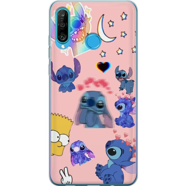 Kompatibel Mobilcover til Huawei P30 lite Stitch