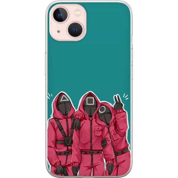 Kompatibelt Mobildeksel til Apple iPhone 13 Squid Game Karaktärer Grafisk Design Seriefigurer Populär Kompatibelt Mobildeksel til Apple iPhone 13 Squid Game Karaktärer Grafisk Design Seriefigurer Populär