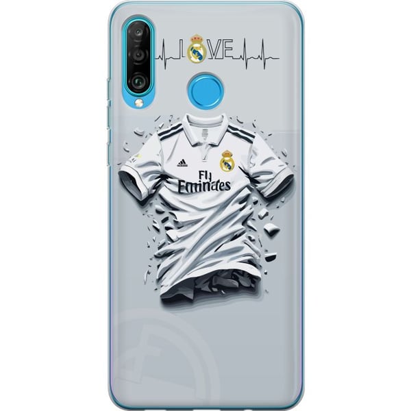Kompatibelt Mobilskal till Huawei P30 lite Real Madrid
