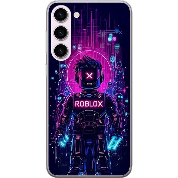Kompatibel Mobilcover til Samsung Galaxy S23+ Roblox Cyber Core Kraftfuldt digitalt Roblox-design med lilla lys og futuristisk baggrund Kompatibel Mobilcover til Samsung Galaxy S23+ Roblox Cyber Core Kraftfuldt digitalt Roblox-design med lilla lys og futuristisk baggrund