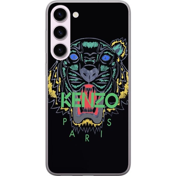 Kompatibel Mobilcover til Samsung Galaxy S23+ Kenzo tiger Paris modeplakat mode luksus streetwear-brand logo ikonisk sort baggrund retro kunst Kompatibel Mobilcover til Samsung Galaxy S23+ Kenzo tiger Paris modeplakat mode luksus streetwear-brand logo ikonisk sort baggrund retro kunst