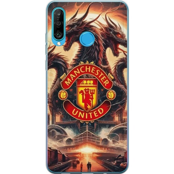 Kompatibelt Mobilskal till Huawei P30 lite Manchester United