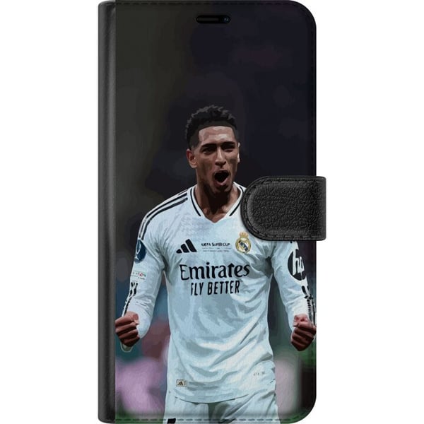 Kompatibel Tegnebogsetui til Samsung Galaxy S21 Jude Bellingham Real Madrid England topmidtbanespiller med enormt potentiale, komplette kvaliteter og