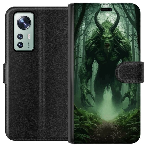 Yhteensopiva Lompakkokotelo Xiaomi 12 Metsä Hirviö Fantasia Olento Tumma Yhteensopiva Lompakkokotelo Xiaomi 12 Metsä Hirviö Fantasia Olento Tumma