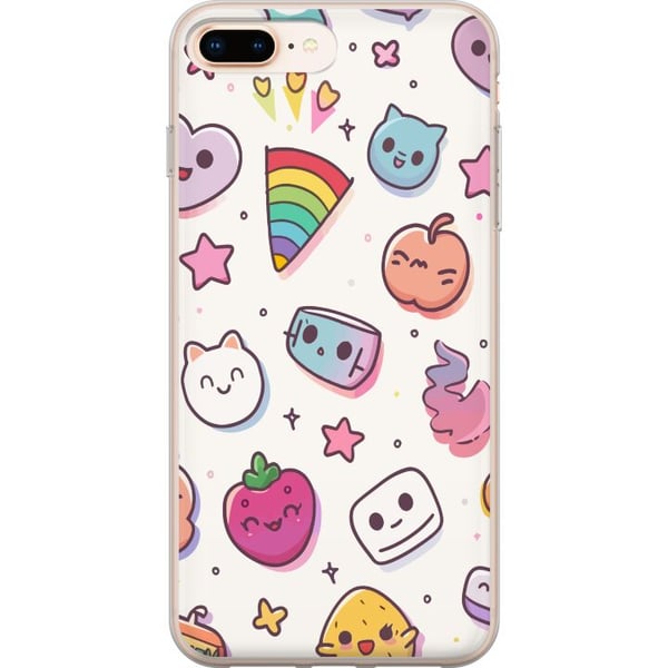 Yhteensopiva Puhelinkuori Apple iPhone 8 Plus Söpöys Yhteensopiva Puhelinkuori Apple iPhone 8 Plus Söpöys