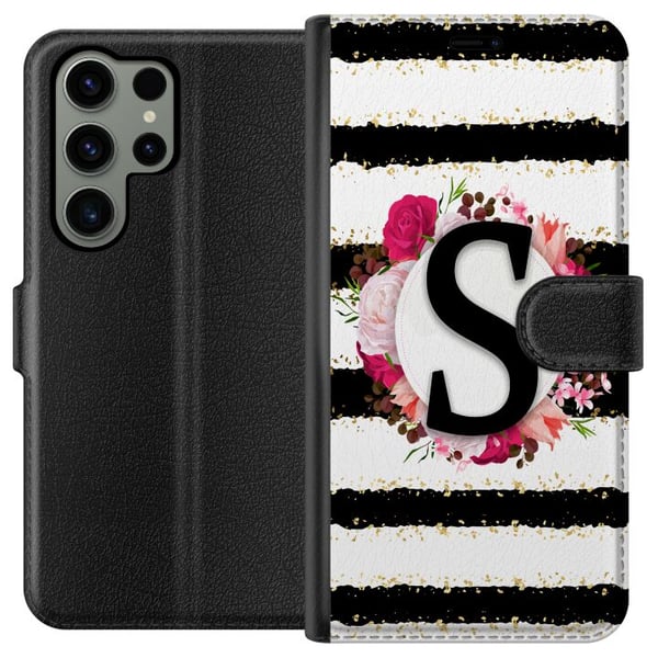 Kompatibel Tegnebogsetui til Samsung Galaxy S23 Ultra Bogstavet S Kompatibel Tegnebogsetui til Samsung Galaxy S23 Ultra Bogstavet S