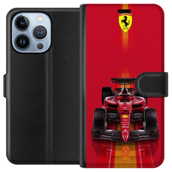Kompatibelt Lommeboketui til Apple iPhone 13 Pro Rød formelbil i ikonisk racingdesign med sporty presisjon Kompatibelt Lommeboketui til Apple iPhone 13 Pro Rød formelbil i ikonisk racingdesign med sporty presisjon