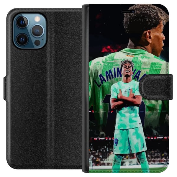 Kompatibelt Plånboksfodral till Apple iPhone 12 Pro Barcelona Yamal matchtröja fotboll junior