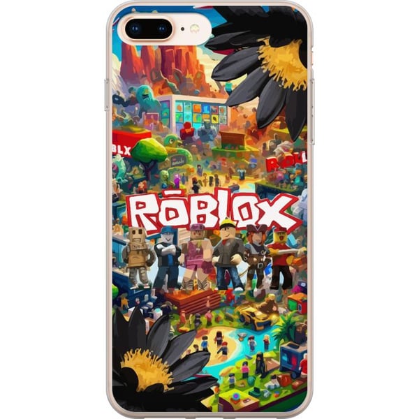 Kompatibel Mobilcover til Apple iPhone 8 Plus Roblox-spilverden med populære karakterer, farverige omgivelser og eventyr – perfekt til børn og unge, Kompatibel Mobilcover til Apple iPhone 8 Plus Roblox-spilverden med populære karakterer, farverige omgivelser og eventyr – perfekt til børn og unge,