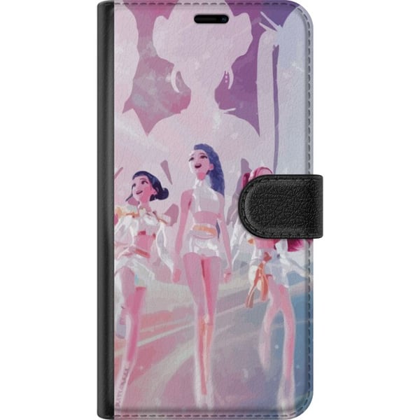 Kompatibelt Plånboksfodral till Samsung Galaxy S20+ K-Pop Demon Hunters silver idol trio – futuristisk K-pop inspirerad gruppdesign med glittrande sc