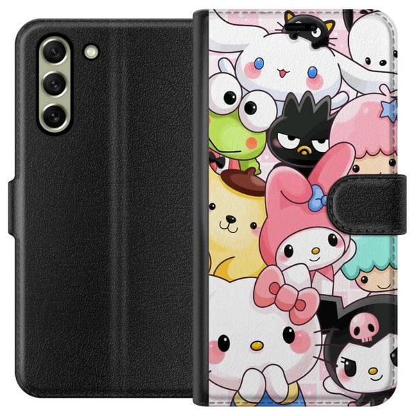 Kompatibel Tegnebogsetui til Samsung Galaxy S21 FE 5G Kawaii Sanrio Crew