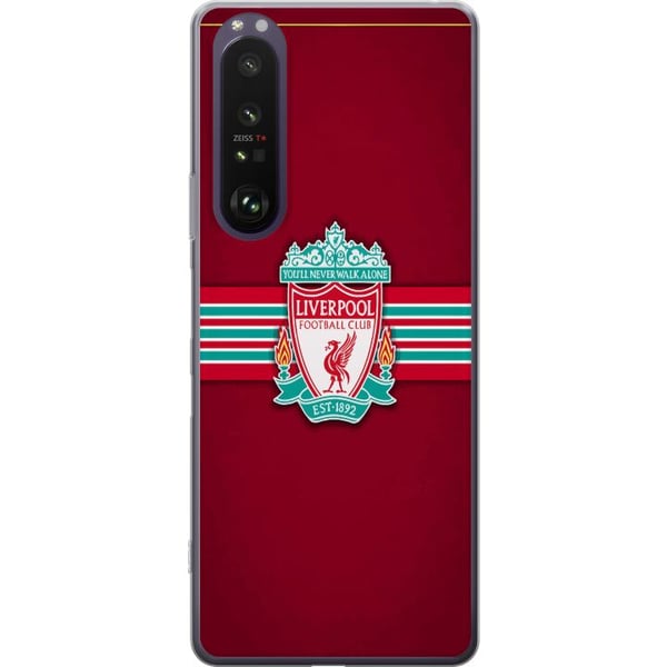 Kompatibel Mobilcover til Sony Xperia 1 III Liverpool supporterudstyr fodbold merch rød