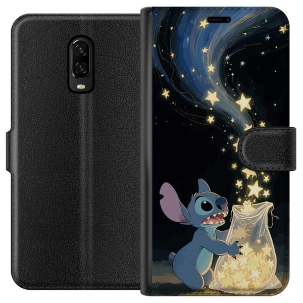 Kompatibelt Lommeboketui til OnePlus 6T Magisk Stitch Disney Søt Karakter