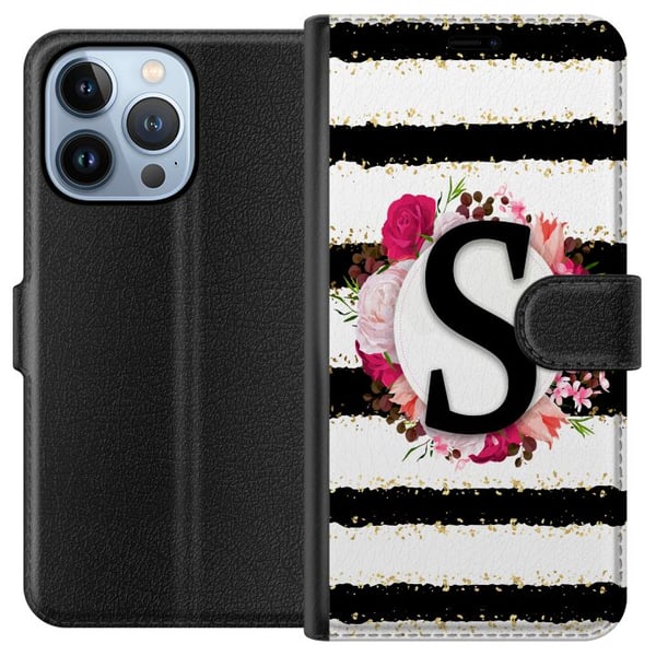 Yhteensopiva Lompakkokotelo Apple iPhone 13 Pro Kirjain S