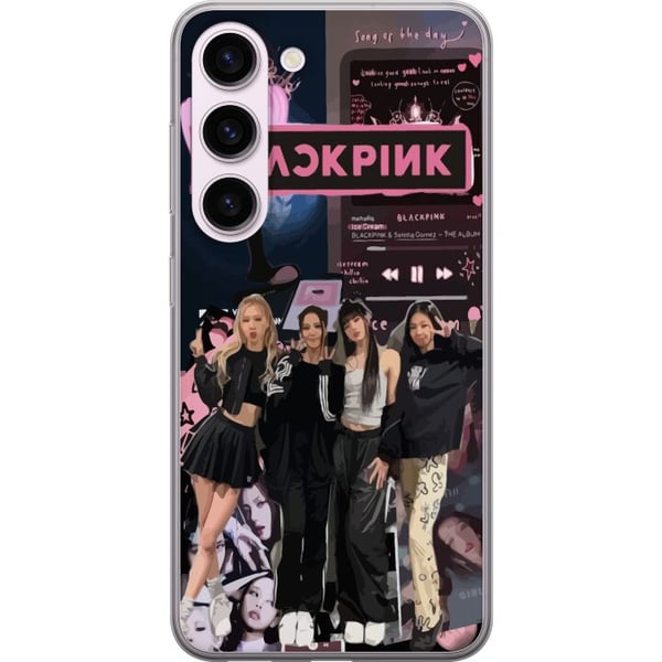 Kompatibel Mobilcover til Samsung Galaxy S23 BLACKPINK-collage med musikafspiller modeæstetik rosa sort K-pop-design Kompatibel Mobilcover til Samsung Galaxy S23 BLACKPINK-collage med musikafspiller modeæstetik rosa sort K-pop-design