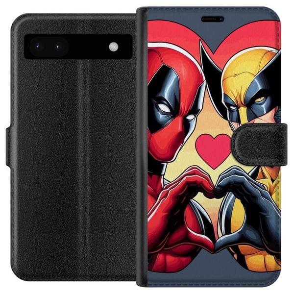 Yhteensopiva Lompakkokotelo Google Pixel 6a Kaikkien sydänten päivä Wolverine