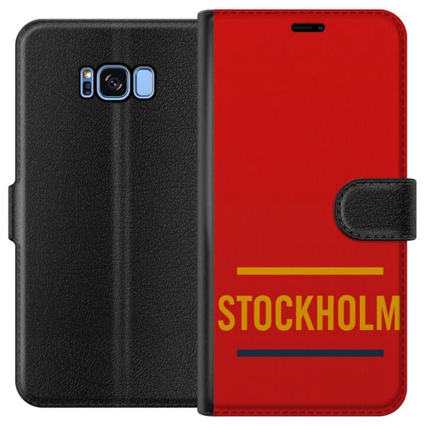 Kompatibelt Plånboksfodral till Samsung Galaxy S8 Stockholm – Hockey