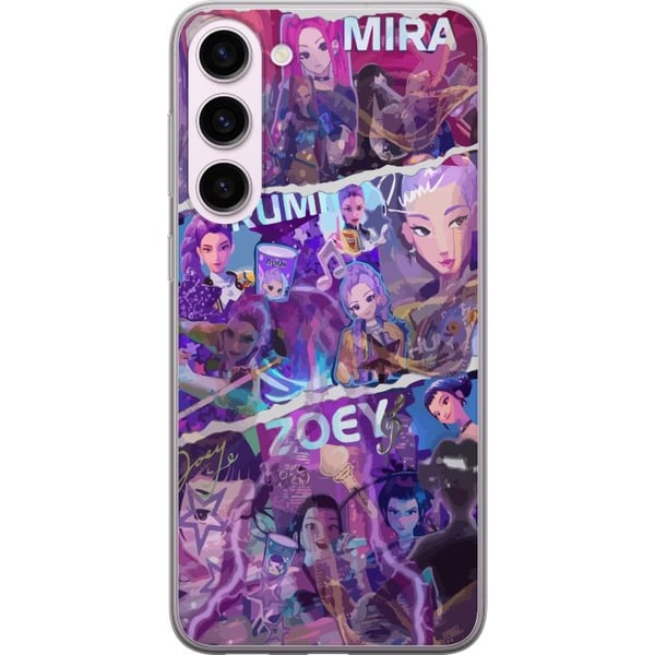 Kompatibel Mobilcover til Samsung Galaxy S23+ Valorant piger plakat Mira Rumi Zoey Riot Games anime gaming agenter neonstil karakter fanart kunst Kompatibel Mobilcover til Samsung Galaxy S23+ Valorant piger plakat Mira Rumi Zoey Riot Games anime gaming agenter neonstil karakter fanart kunst