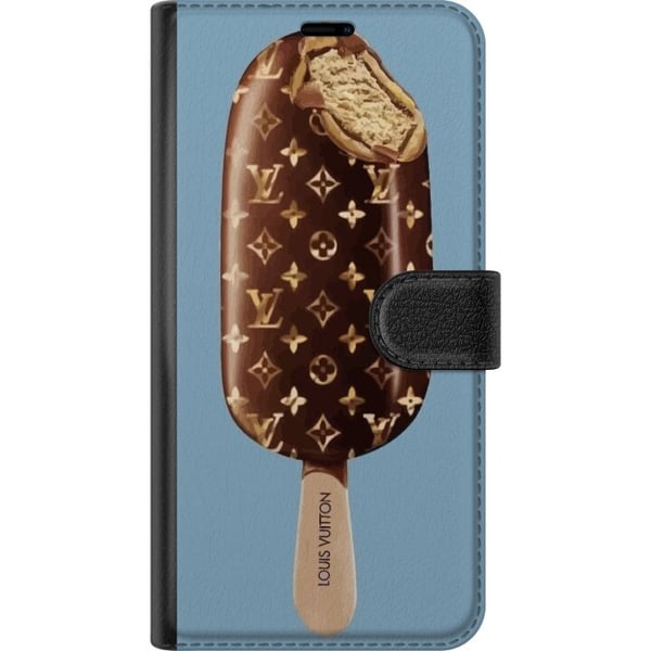 Kompatibelt Plånboksfodral till Samsung Galaxy A32 5G Lyxig glasspinne i chokladbrunt mönster exklusiv design för trendig och modern look