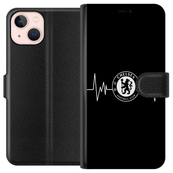 Kompatibelt Lommeboketui til Apple iPhone 13 mini Chelsea F.C. Kompatibelt Lommeboketui til Apple iPhone 13 mini Chelsea F.C.