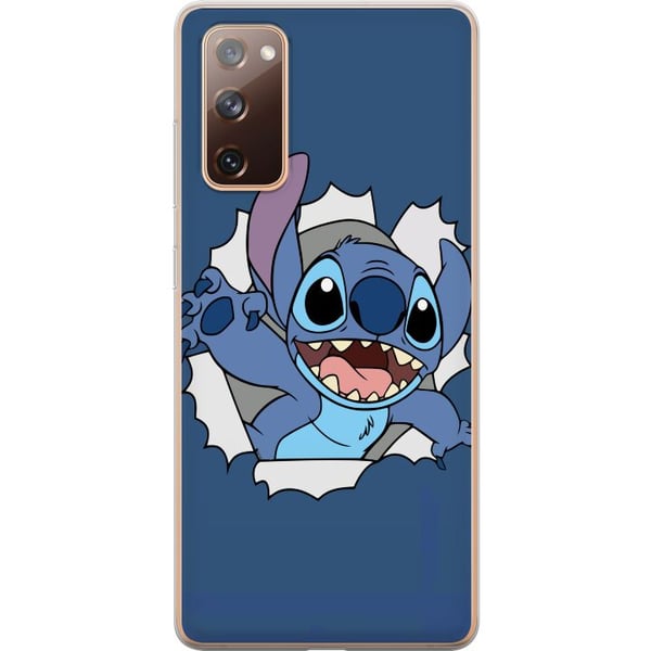 Kompatibelt Mobilskal till Samsung Galaxy S20 FE Disney Stitch Lilo and Stitch blå figur cute alien kawaii cartoon character funny poster retro desig