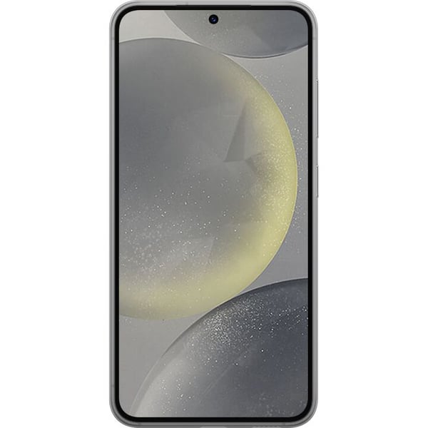 Kompatibelt Mobildeksel til Samsung Galaxy S25 Katt som klatrer i juletre med snøfall, koselig vinterdesign perfekt for katte- og juleelskere