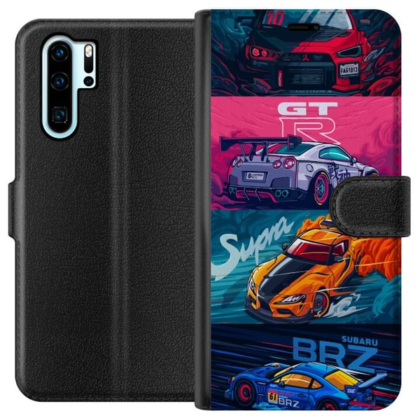 Yhteensopiva Lompakkokotelo Huawei P30 Pro Subaru Racing