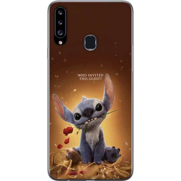 Kompatibelt Mobilskal till Samsung Galaxy A20s Stitch | Gäst