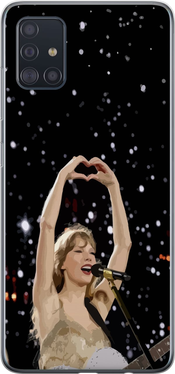 Kompatibelt Mobildeksel til Samsung Galaxy A51 Taylor Swift