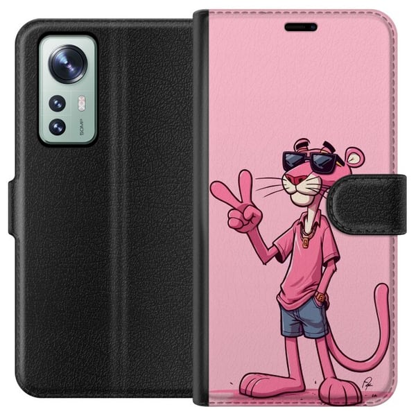 Kompatibel Tegnebogsetui til Xiaomi 12 Pink Panter Peace