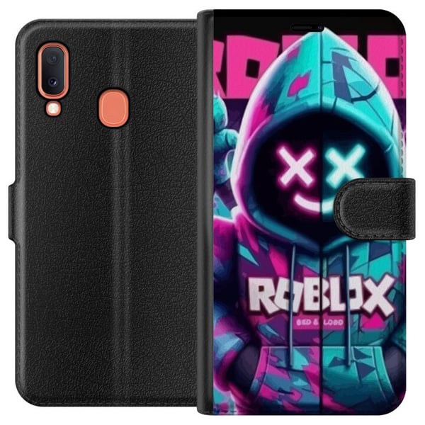 Kompatibelt Plånboksfodral till Samsung Galaxy A20e Roblox | Marshmello Kompatibelt Plånboksfodral till Samsung Galaxy A20e Roblox | Marshmello