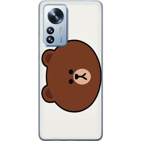 Yhteensopiva Puhelinkuori Xiaomi 12 Pro line friends brown
