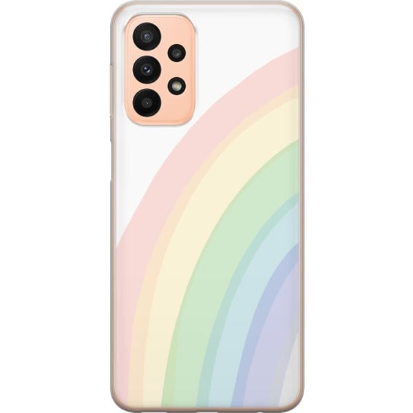 Yhteensopiva Puhelinkuori Samsung Galaxy A23 Sateenkaari