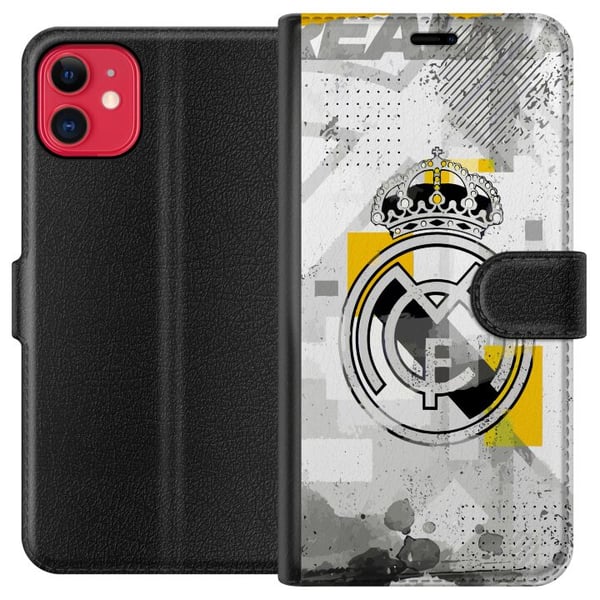Kompatibelt Plånboksfodral till Apple iPhone 11 Real Madrid Kompatibelt Plånboksfodral till Apple iPhone 11 Real Madrid