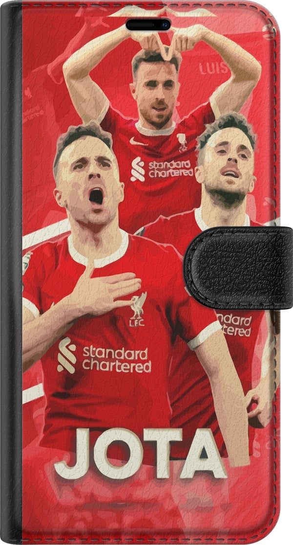 Yhteensopiva Lompakkokotelo Apple iPhone 11 Liverpool Jota juliste Portugali hyökkääjä kärkipelaaja Premier League Reds jalkapallo pelaaja seura suun