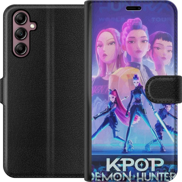 Kompatibelt Lommeboketui til Samsung Galaxy A14 5G Dukke KPop Demon Hunters animekarakter