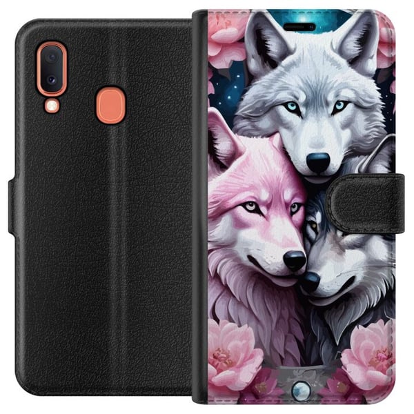 Kompatibelt Lommeboketui til Samsung Galaxy A20e Varger Kompatibelt Lommeboketui til Samsung Galaxy A20e Varger