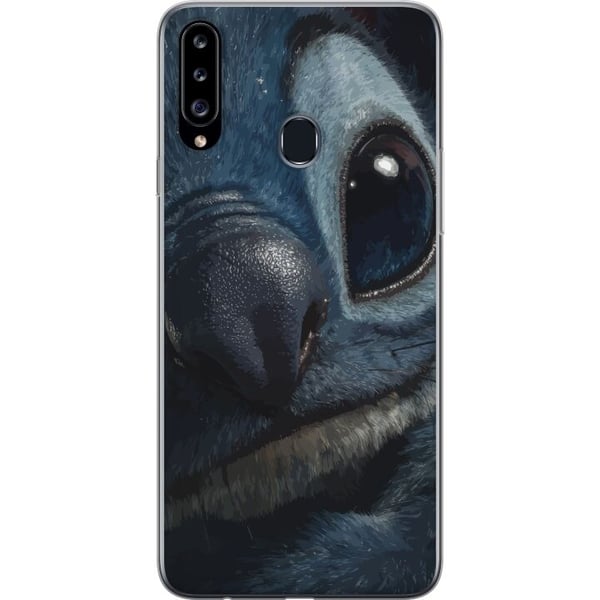 Kompatibel Mobilcover til Samsung Galaxy A20s Stitch Disney Lilo Sød Karakter