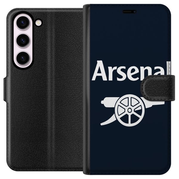 Kompatibelt Lommeboketui til Samsung Galaxy S23 Arsenal-logo i mørkeblått og hvitt, klassisk fotballmotiv for Premier League-fans Kompatibelt Lommeboketui til Samsung Galaxy S23 Arsenal-logo i mørkeblått og hvitt, klassisk fotballmotiv for Premier League-fans