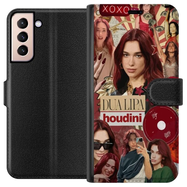 Kompatibel Tegnebogsetui til Samsung Galaxy S21 Dua Lipa – Fashion & Style Edit