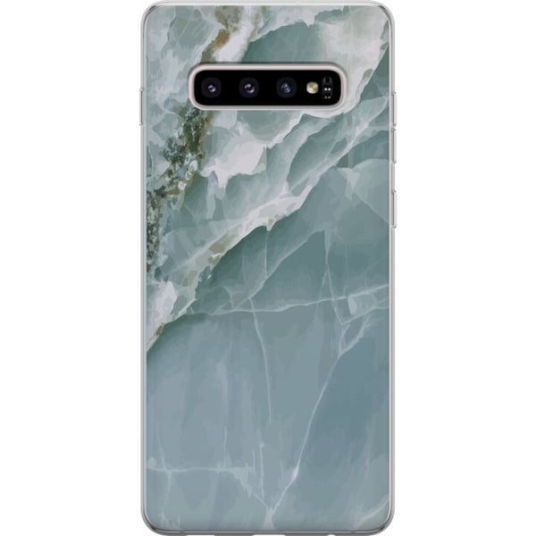 Yhteensopiva Puhelinkuori Samsung Galaxy S10+ Marmori Jäävuori