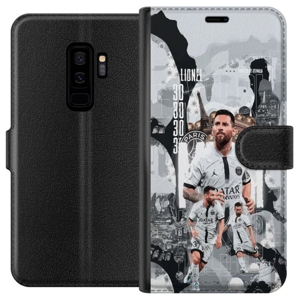 Kompatibelt Plånboksfodral till Samsung Galaxy S9+ Lionel Messi Inter Miami Argentina kreatör av världsklass flerfaldig Ballon d’Or-vinnare och globa Kompatibelt Plånboksfodral till Samsung Galaxy S9+ Lionel Messi Inter Miami Argentina kreatör av världsklass flerfaldig Ballon d’Or-vinnare och globa