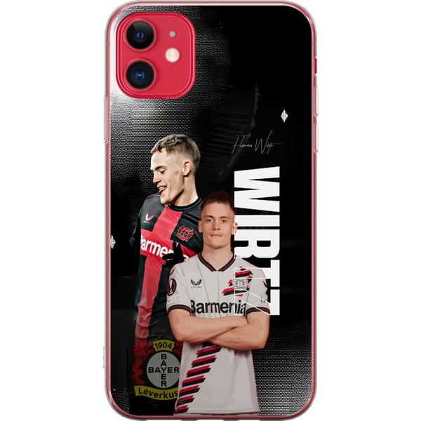 Kompatibelt Mobildeksel til Apple iPhone 11 Florian Wirtz Liverpool Tyskland ny signering fotball teknisk offensiv midtbanespiller med stort potensia