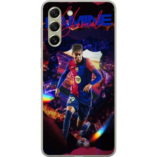 Kompatibel Mobilcover til Samsung Galaxy S21 FE 5G Yamal Rising Talent FC Barcelona Spelare Ung Fotbollsstjärna